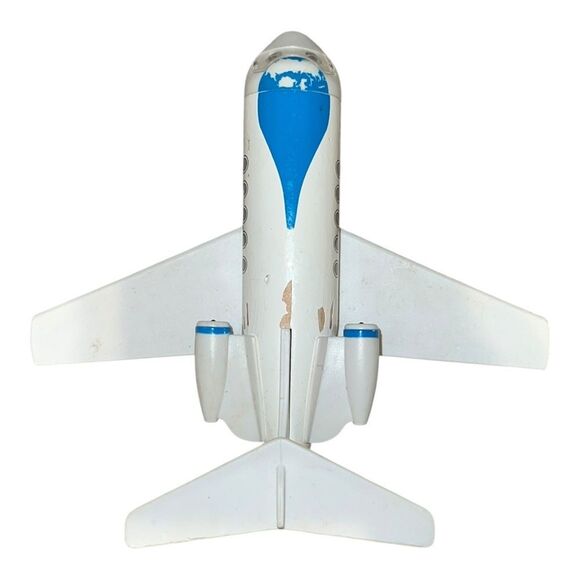 Thomas the Train Wooden Jeremy the Airplane Sodor White Blue HTF - Picture 3 of 6